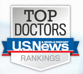 US News and Worl Report Top Doctor Badge